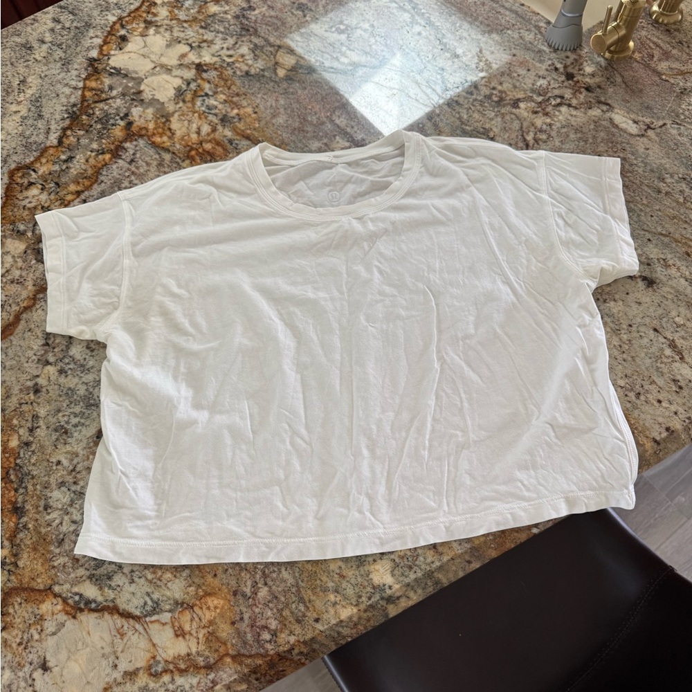 lululemon athletica White Short Sleeve Tee